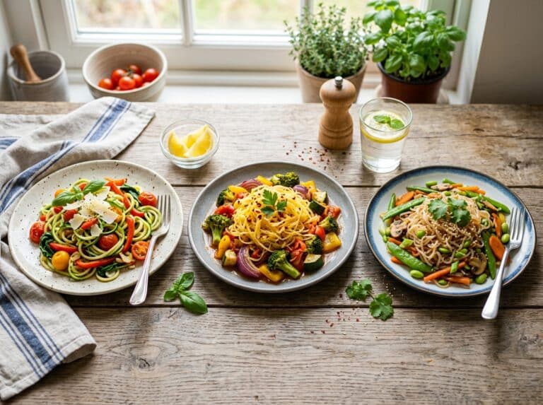 low calorie pasta substitutes